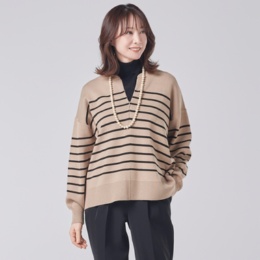 eM by Emma Taylor フロント2wayニットプルオーバー