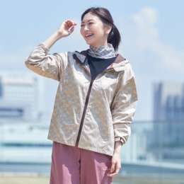 marie claire/bis UV透湿防風ポケッタブルパーカー