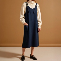 Provador ハイストレッチデニムジャンスカ