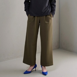 Oh My Tailorモデリストハイテンション大人タックワイドパンツ