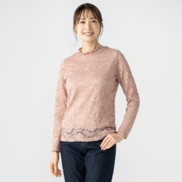 タカシマヤスタイルプリュ レースプルオーバー