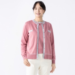 CARRIERE 配色アクセントニットアンサンブル ネット限定カラー