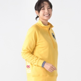 GRC エーズラビットコラボ刺繍ハーフジッププルオーバー