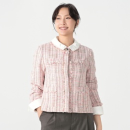 YukaKoshino 2WAYツイードジャケット