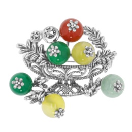 ラフィネ シルバー925 フルーツブローチ [セザンヌ]