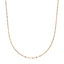 18KYG ペタルチェーンネックレス 45cm [S]