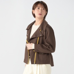 SUPERLADY メモリアルLADYライダース風カットソージャケット