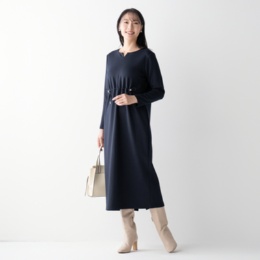 エニワイズ 選べる着丈ダンボールシャーリングワンピース