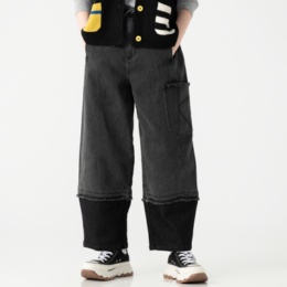 KiKKi デニムコクーンワイドパンツ