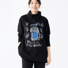 KidsAngel ビンテージプリントBIGトレーナー