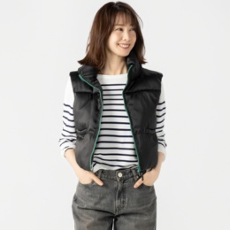 KidsAngel スタンド衿中綿ベスト