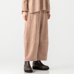 KidsAngel ストレッチスウェード調ジャージ切替パンツ