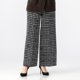 SPECCHIO シャトルプリーツフリーサイズ選べる股下パンツ