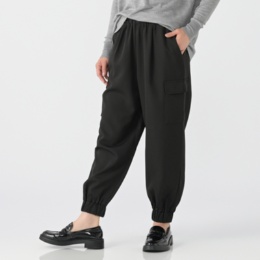 MASAGO ストレッチダブルクロスイージーカーゴパンツ