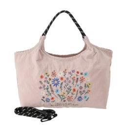 ルナジュメール 軽量2Way刺繍ショルダーバッグ