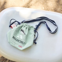 KATOKOA mamoru 巾着ポーチ[ライチョウ]