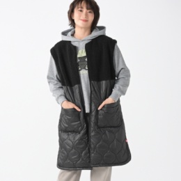 OUTDOOR UV 発熱中綿2WAYドッキングオーバーコート
