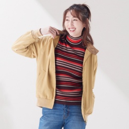 CORNPOPPER 裏ベロアタッチスイングトップブルゾン