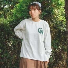 Carney ロゴ刺繍ボックスシルエットプルオーバー