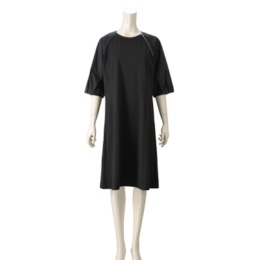 YukaKoshino 異素材使いのパネル切替ワンピース