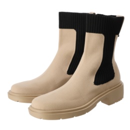 steppi 【洗える】ニットサイドゴアブーツ