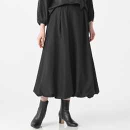 CARRIERE 大人のフェミニン裾バルーンスカート