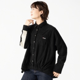 FILA UV バックヨークロゴアクセントオーバーシャツ