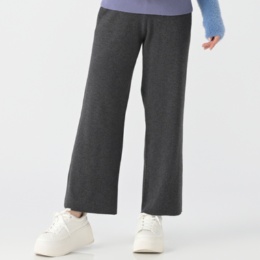 Pixie Heart ウォッシャブルニットセミワイドパンツ