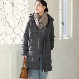 MERCI GRACE 撥水ウォッシャブルロングダウンコート