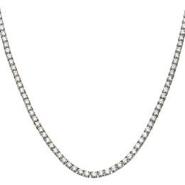 ナミビア産ダイヤモンド PT テニスネックレス 計20.10ct