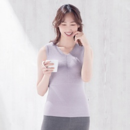 attaca 腹巻付き取外し可能カップインタンクトップ
