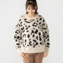 ANGELOS キラリ輝くラメ入りニット