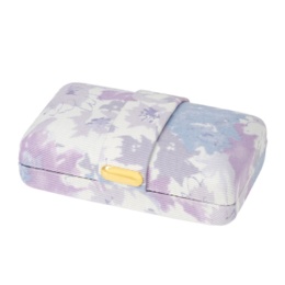 持ち運びに便利なフラワー柄ジュエリーケース 日本製