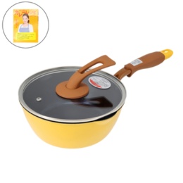 一条もんこのカレーパン ガラス蓋付き 20cm