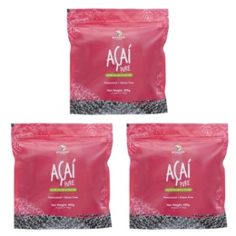 AMAZONPOLPAS超濃厚アサイープレーン[100g×4]3袋