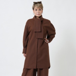 MASAGO 先染め素材テープ付きワンピース