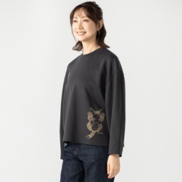 わちふぃーるど にゃんキュー プリントプルオーバー