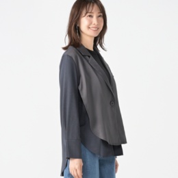 Re:Birth＋ モードライクな異素材ドッキングジャケット