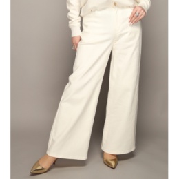 Anne Coquine ストレッチツイルスペードバギーパンツ