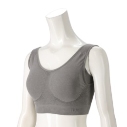 グンゼKIREILABO オーガニックコットン混ノンワイヤーマルチブラ