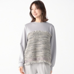 Remite ツイードドッキングプルオーバー