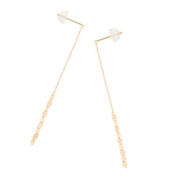 マエストロ 18KYG ペタルチェーンイヤリング/ピアス