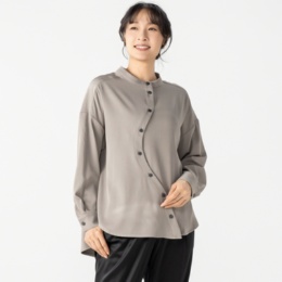 ModdedAnce カーブデザインオーバーシャツ