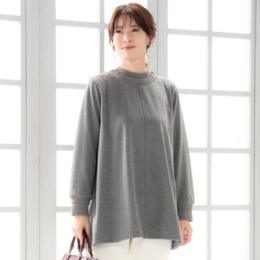 Provador もふもふ 裏毛布 重ねリブチュニック