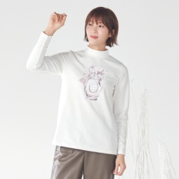 Pixie Heart パフューム裏起毛プルオーバー