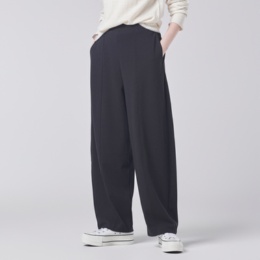 Provador レーヨン混ポンチ カーブパンツ