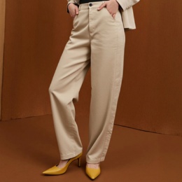 Provador コットン混ツイル コクーンパンツ