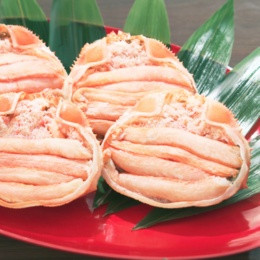 紅ずわいがに甲羅盛り[カニミソ入]150g×4個セット