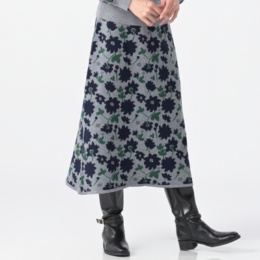 PALLE&Annika Huett ジャガードニットAラインスカート