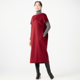 BOUTIQUE JUNKO ダンボールニットジャンパースカート